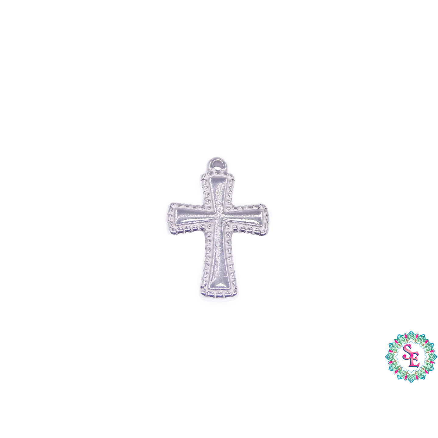 ACERO PLATEADO CRUZ MACIZA 18*12MM   1