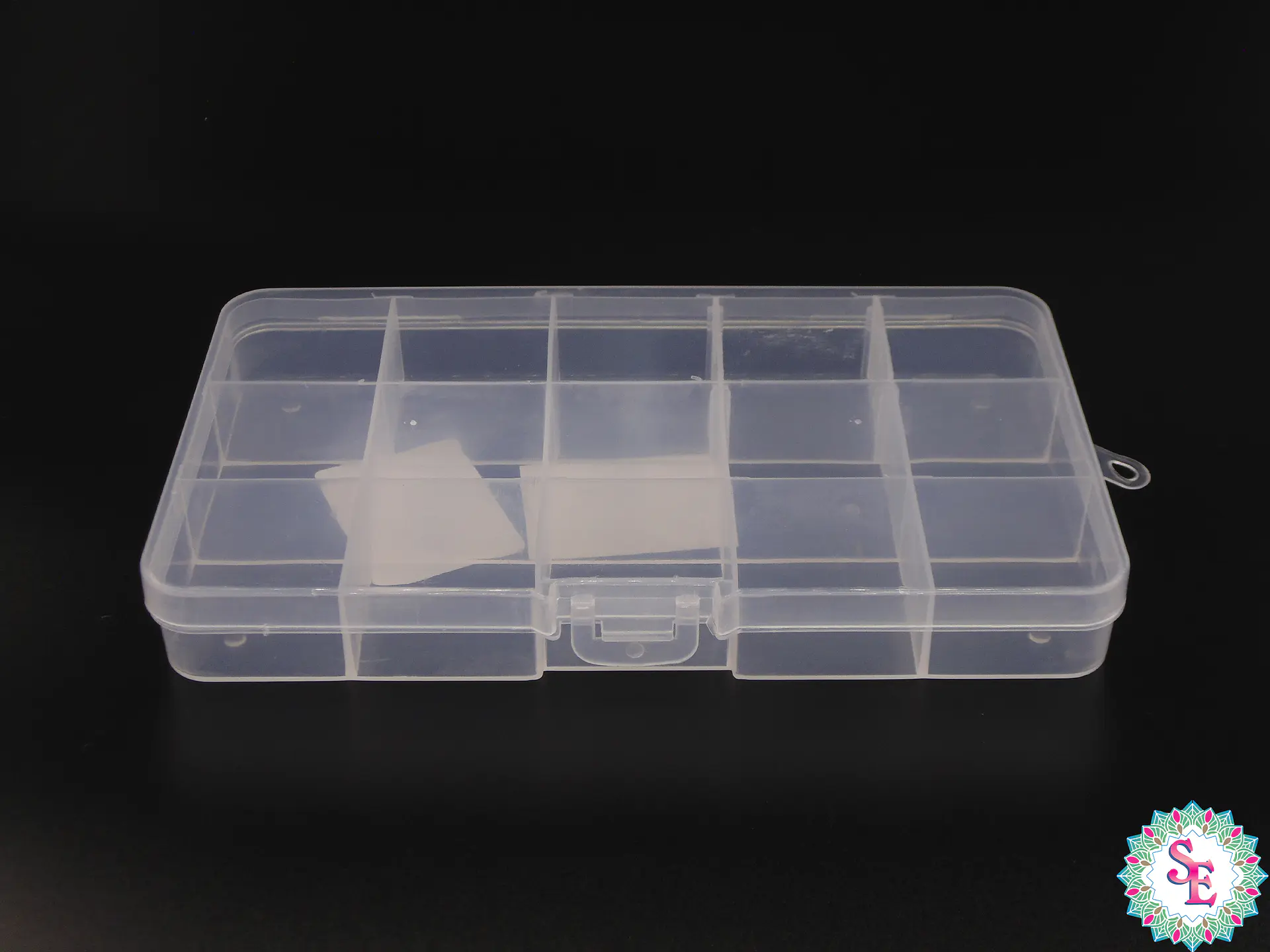 CAJA PLASTICA TRANSPARENTE 17*9MM 15 COMPARTIMIENTOS  1
