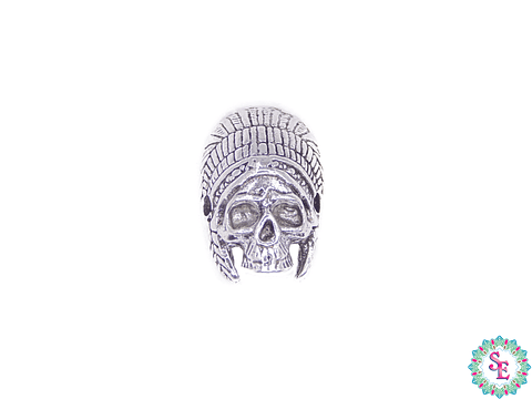 SAMAK PLATEADA CENTRO 134 CALAVERA INDIO 12MM 