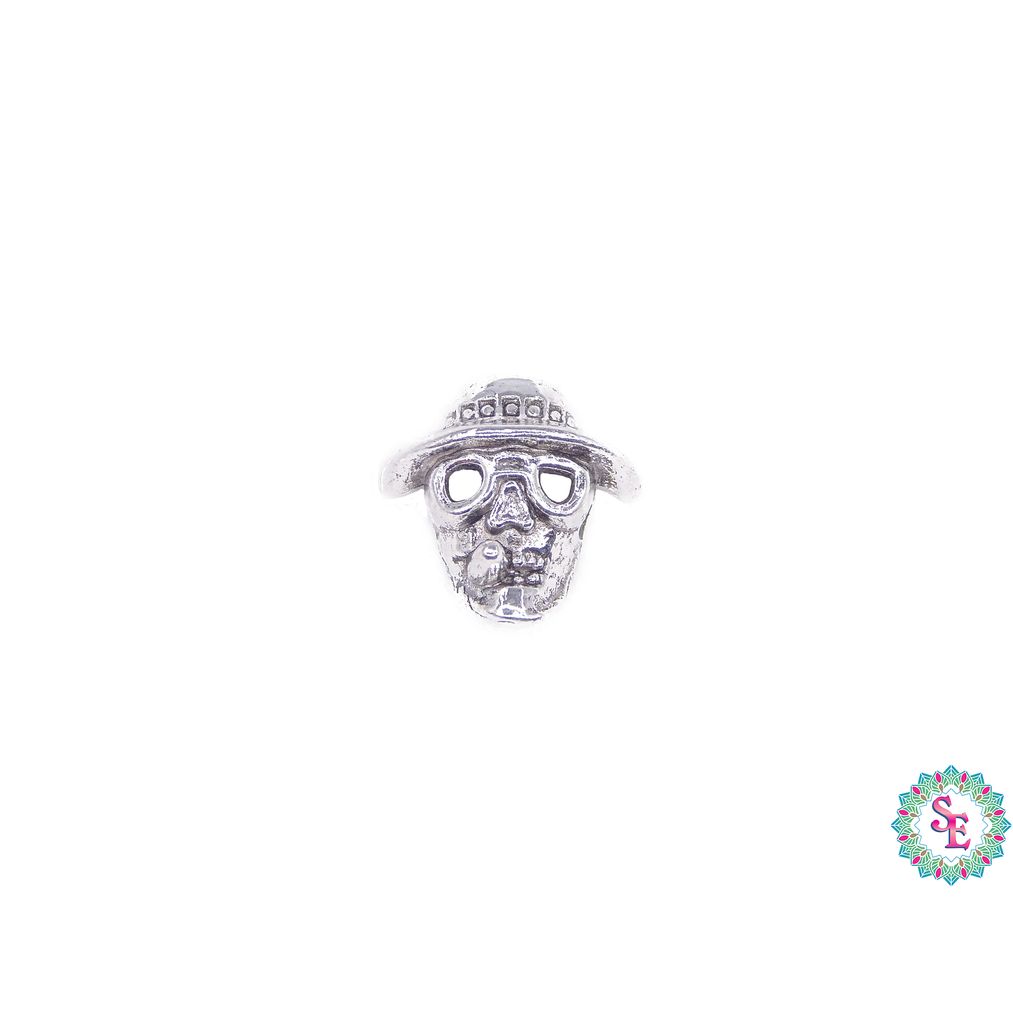 SAMAK PLATEADA CENTRO 53 CALAVERA SOMBRERO 14MM 1