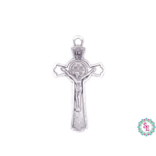 SAMAK PLATEADA DIJE 151  CRISTO  50*27MM 