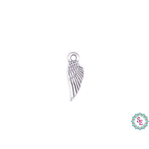 SAMAK PLATEADA DIJE 74 ALA PEQUEÑA 18MM 