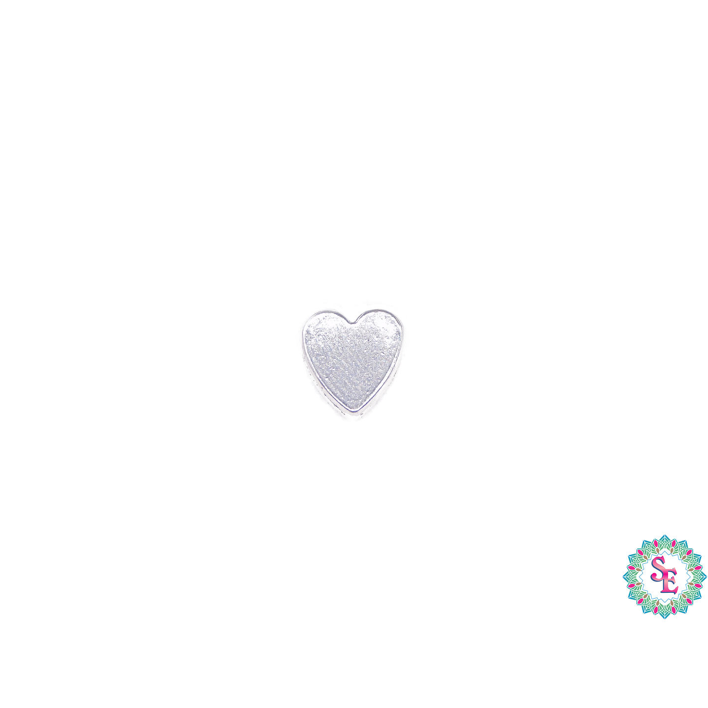 SAMAK PLATEADA CENTRO 108 CORAZON 8MM  1