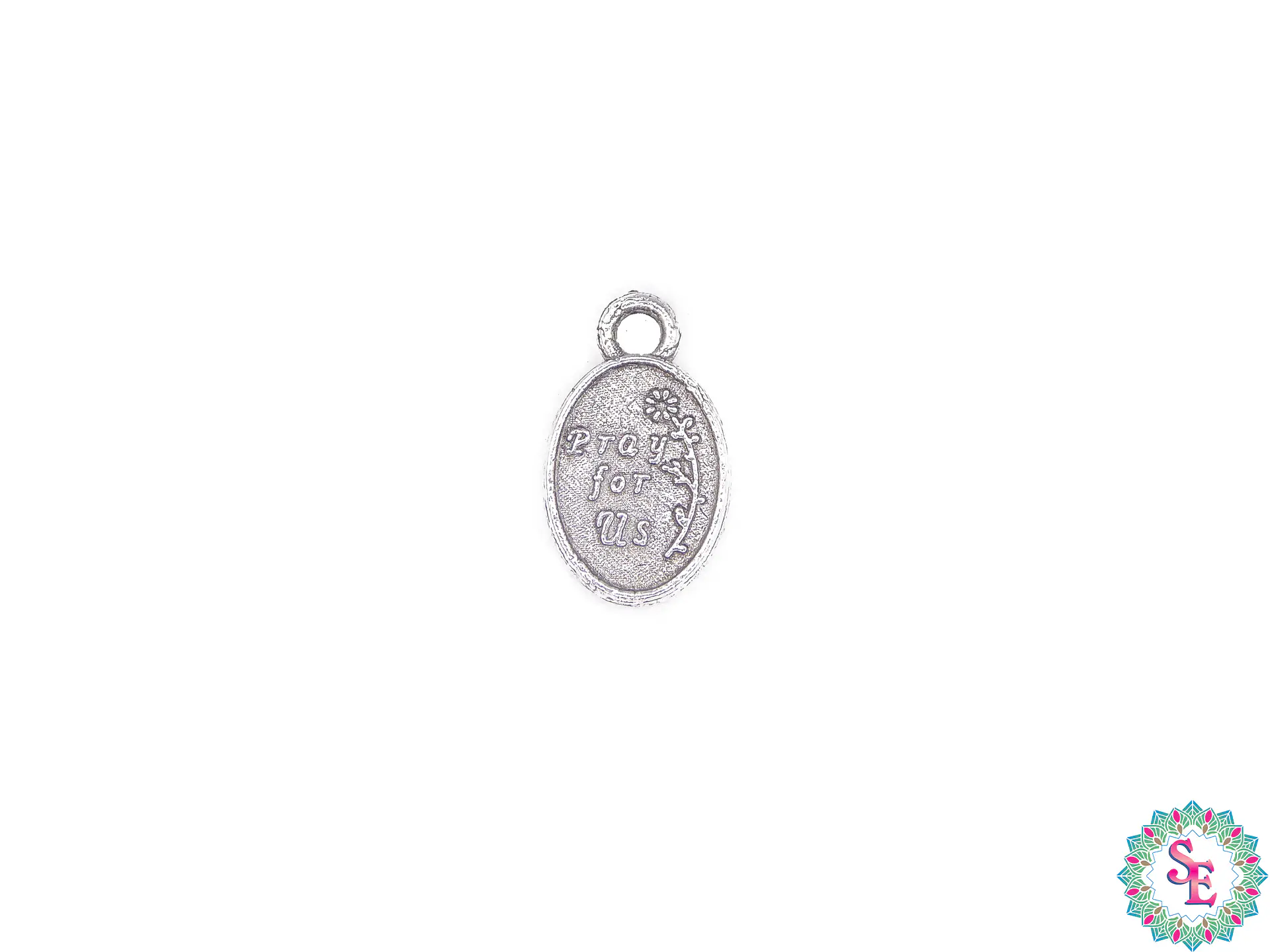 SAMAK PLATEADA DIJE 170 VIRGEN GUADALUPE 12MM PAQUETE POR 40 UNIDADES APROX 2