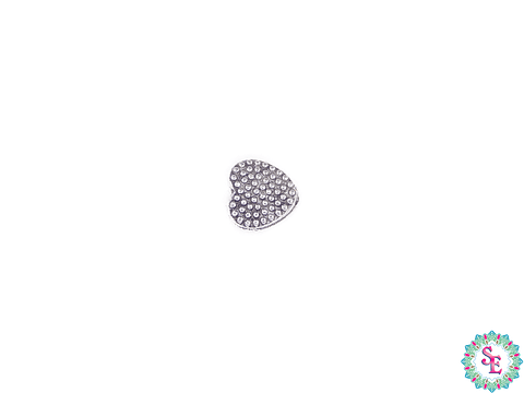 SAMAK PLATEADA CENTRO 157 CORAZON PUNTOS 6MM 