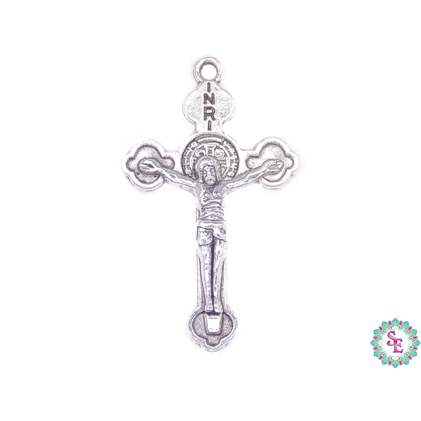 SAMAK PLATEADA DIJE 132 CRISTO 37*22MM 1