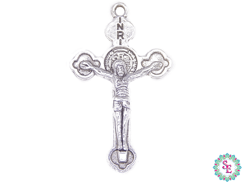 SAMAK PLATEADA DIJE 132 CRISTO 37*22MM