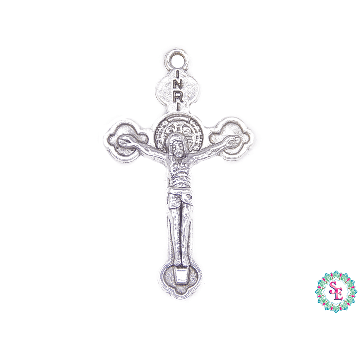 SAMAK PLATEADA DIJE 132 CRISTO 37*22MM 1