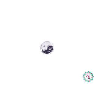 SAMAK PLATEADA CENTRO 206 YIN YANG 8MM    