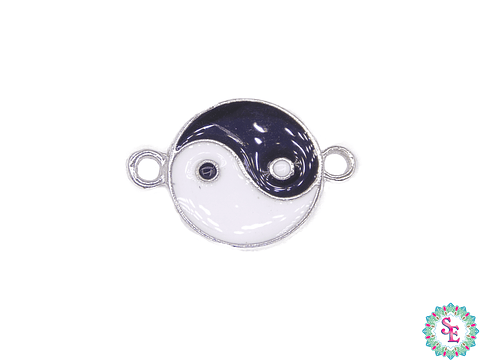 SAMAK PLATEADA CENTRO 207 YIN YANG 17MM    