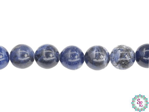 SARTA DE PIEDRA NATURAL LISA 10MM SODALITA