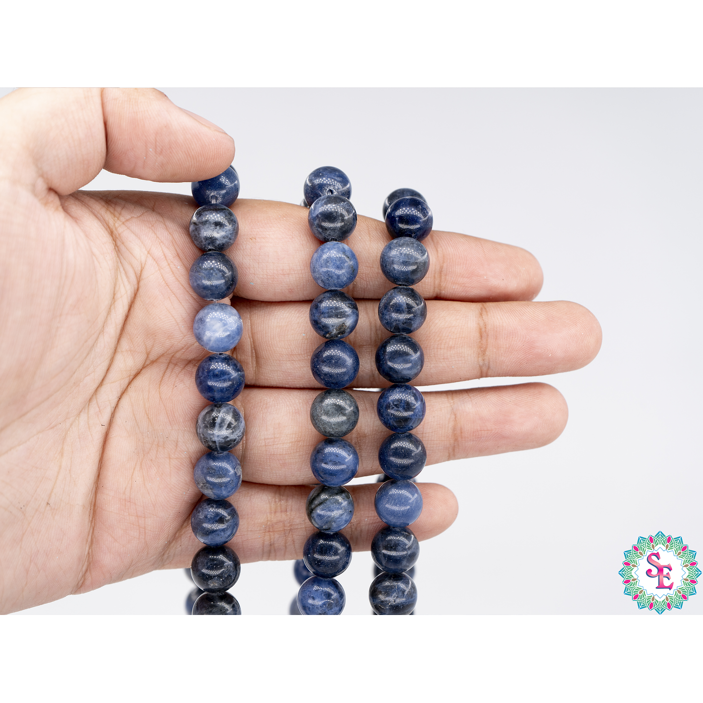 SARTA DE PIEDRA NATURAL LISA 10MM SODALITA 2