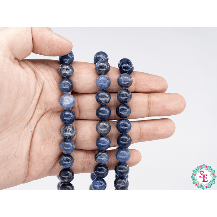 SARTA DE PIEDRA NATURAL LISA 10MM SODALITA 2