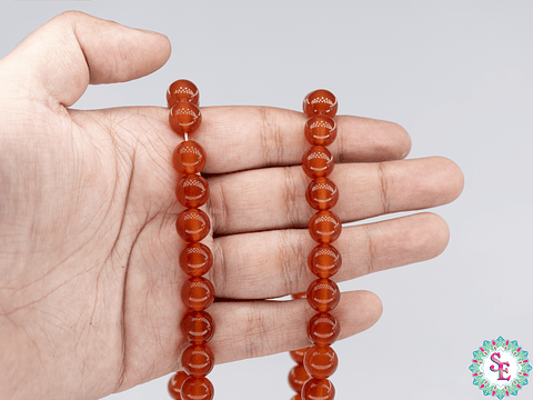 PIEDRA NTURAL REDONDA 10MM CORNALINA