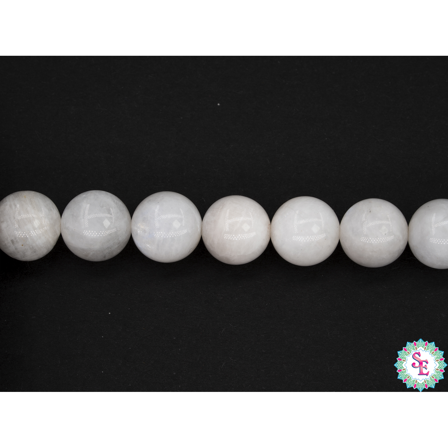 PIEDRA NATURAL LISA # 10MM MOONSTONE ( PIEDRA LUNAR ) 1