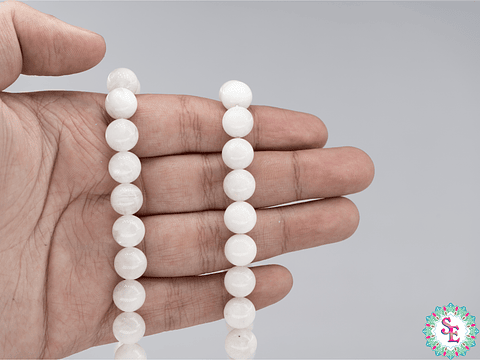 PIEDRA NATURAL LISA # 10MM MOONSTONE ( PIEDRA LUNAR )