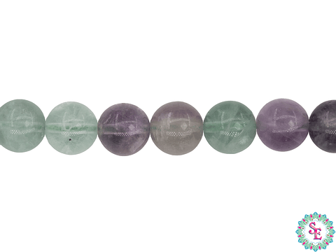 PIEDRA NATURAL LISA # 10MM  FLUORITA 