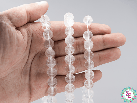 PIEDRA NATURAL LISA  # 10MM CUARZO TRASPARENT