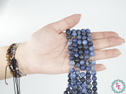 SARTA DE PIEDRA NATURAL LISA 8MM SODALITA 