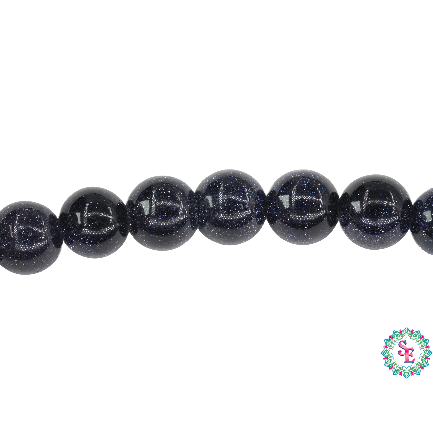 SARTA DE PIEDRA NATURAL LISA 8MM LLUVIA DE PLATA 1