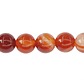 SARTA DE PIEDRA NATURAL LISA AGATA # 8MM NARANJA - Miniatura 1