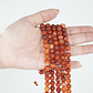 SARTA DE PIEDRA NATURAL LISA AGATA # 8MM NARANJA - Miniatura 2