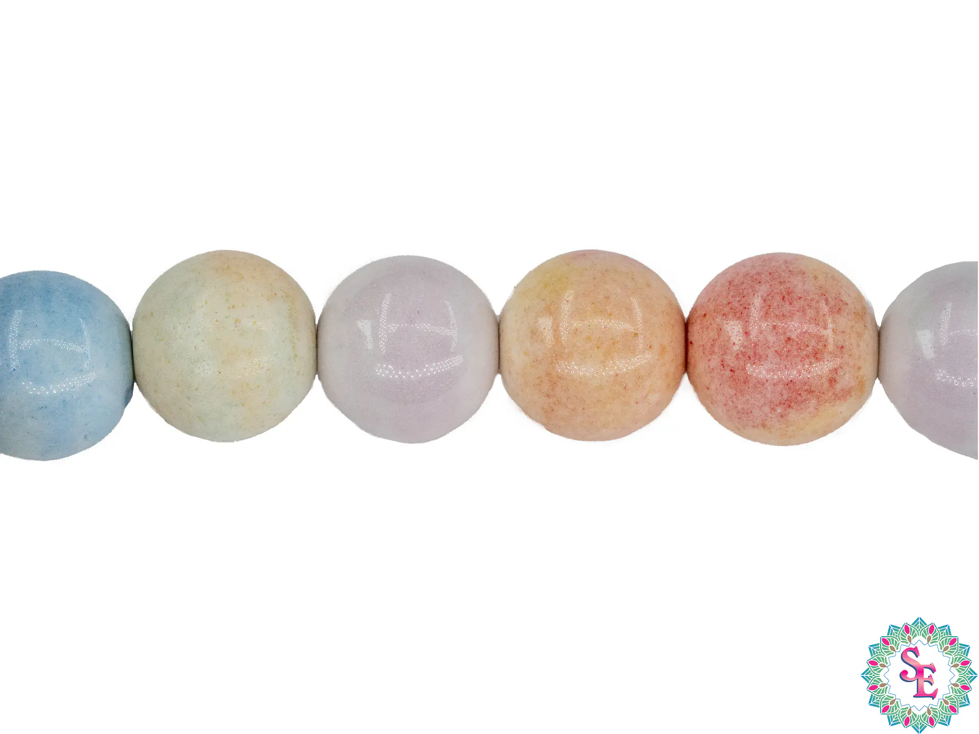 PIEDRA NATURAL LISA # 8M JASPER ARCOIRIS  1