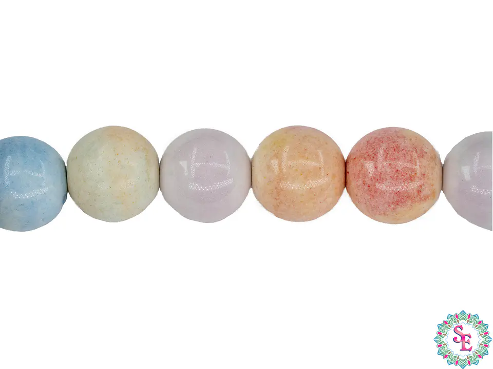 PIEDRA NATURAL LISA # 8M JASPER ARCOIRIS  1