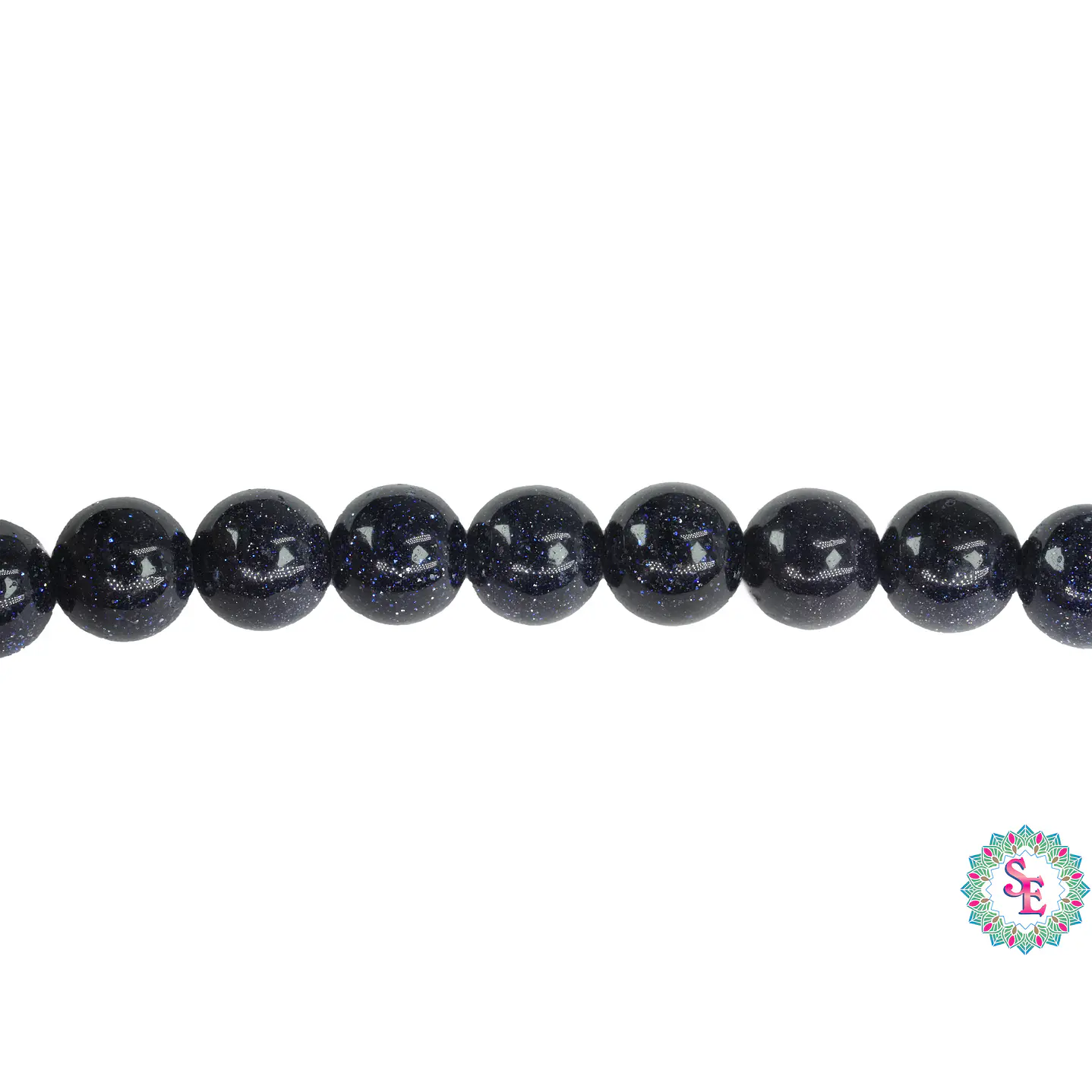 SARTA DE PIEDRA NATURAL LISA 6MM LLUVIA DE PLATA  1