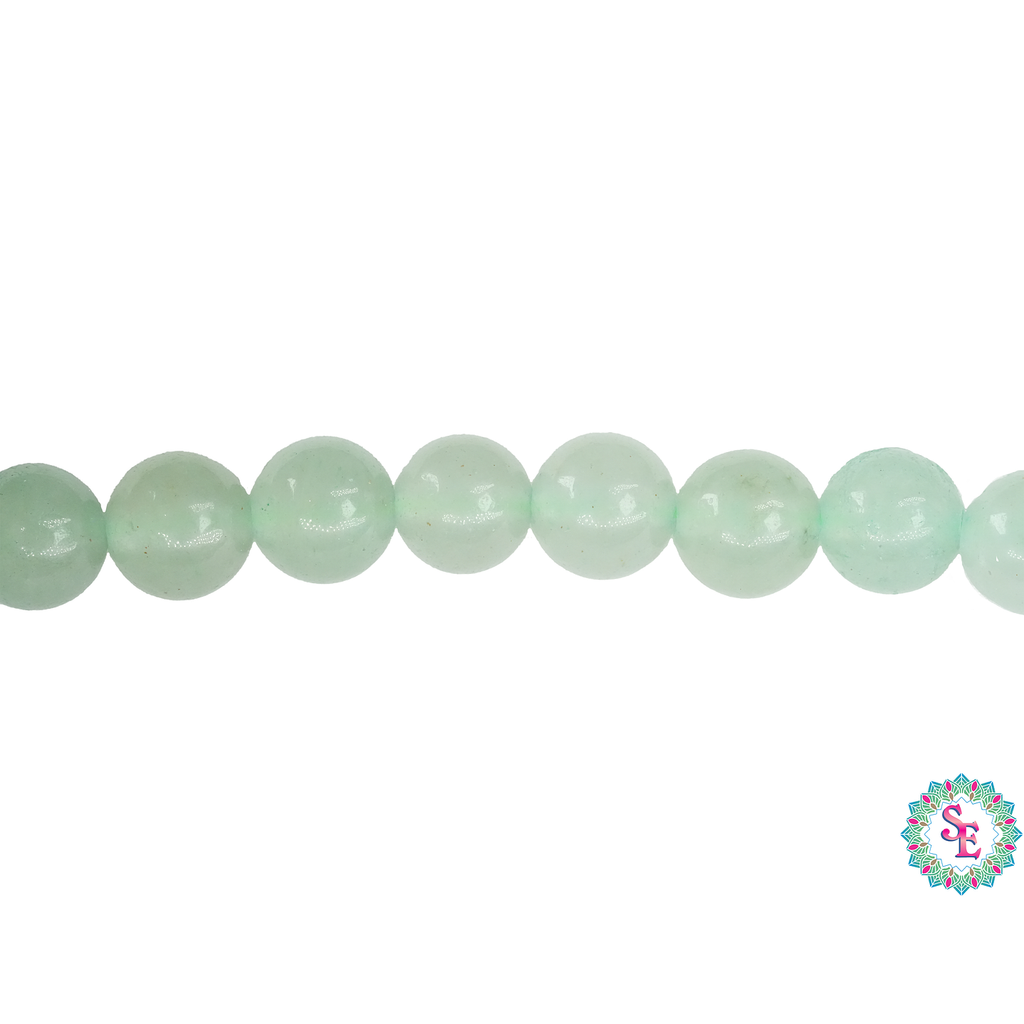 SARTA DE PIEDRA NATURAL LISA # 6MM AVENTURINA  1