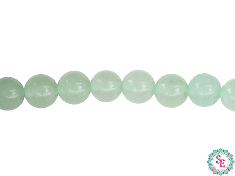 SARTA DE PIEDRA NATURAL LISA # 6MM AVENTURINA 