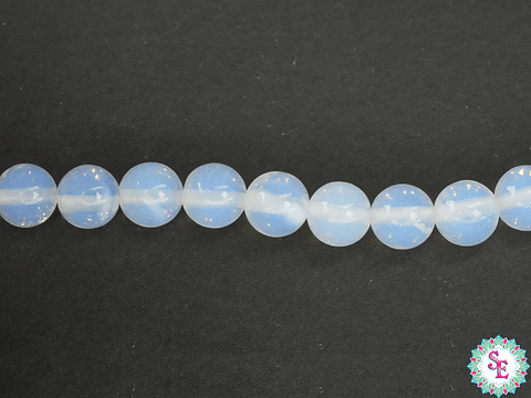 SARTA DE PIEDRA NATURAL LISA OPALINA # 6MM 
