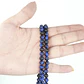 PIEDRA NATURAL LISA OJO TIGRE AZUL REY # 6MM - thumbnail 2