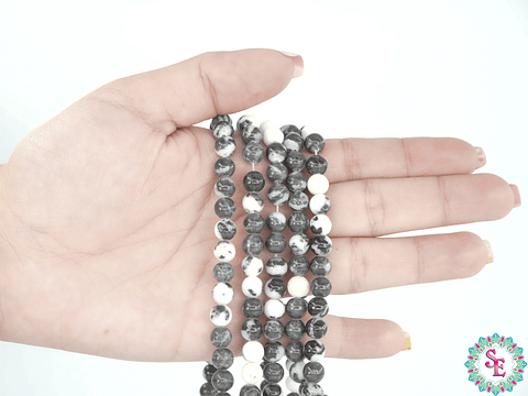 PIEDRA NATURAL LISA  # 6M ZEBRA JASPER