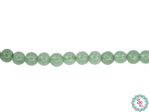 SARTA DE PIEDRA NATURAL LISA # 4MM AVENTURINA