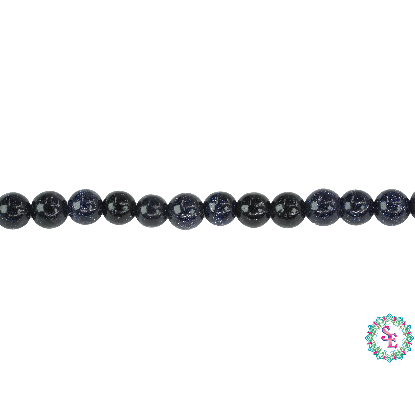 SARTA DE PIEDRA NATURAL LISA # 4 LLUVIA DE PLATA  1