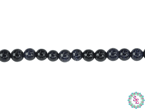 SARTA DE PIEDRA NATURAL LISA # 4 LLUVIA DE PLATA 