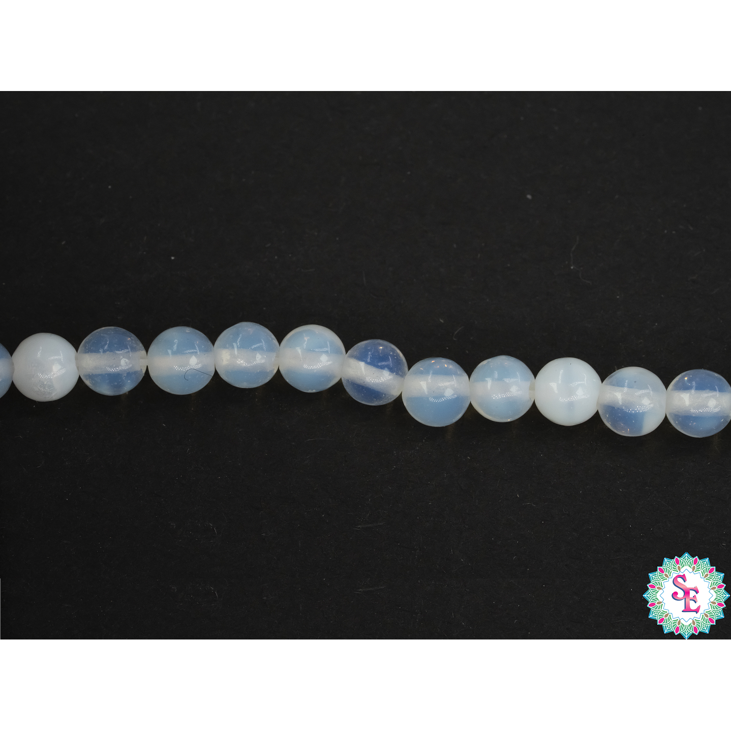 PIEDRA NATURAL LISA # 4MM OPALINA  1