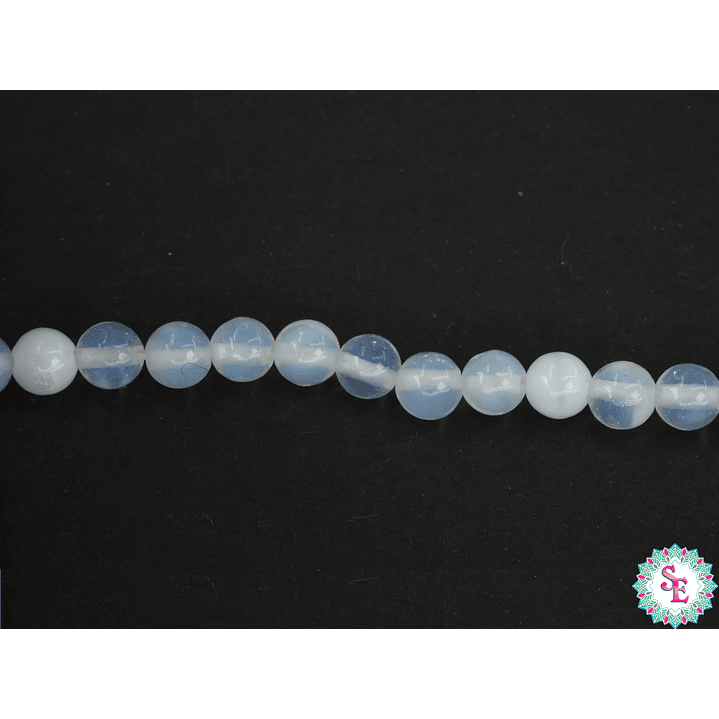 PIEDRA NATURAL LISA # 4MM OPALINA  1