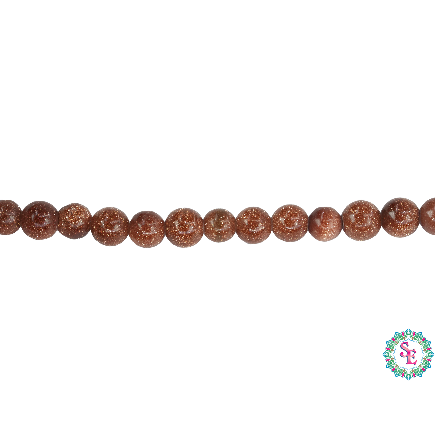 PIEDRA NATURAL LISA  # 4MM LLUVIA DE ORO 1