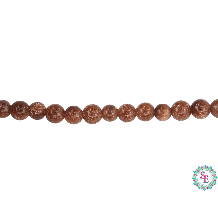 PIEDRA NATURAL LISA  # 4MM LLUVIA DE ORO 1