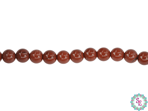 PIEDRA NATURAL LISA 4MM JASPER ROJO 