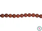 PIEDRA NATURAL LISA 4MM JASPER ROJO  - Miniatura 1