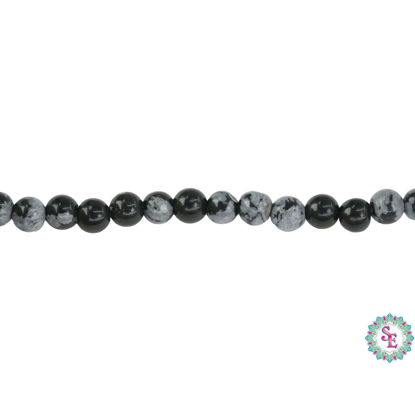 PIEDRA NATURAL LISA#4M OBSIDIANA COPO DE NIEVE  1