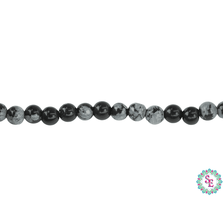 PIEDRA NATURAL LISA#4M OBSIDIANA COPO DE NIEVE  1