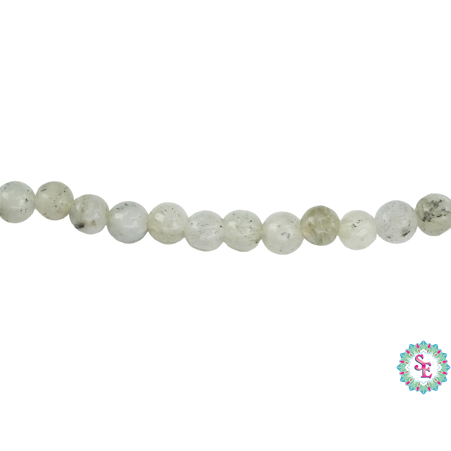 PIEDRA NATURAL LISA LABRADORITA # 4MM 1