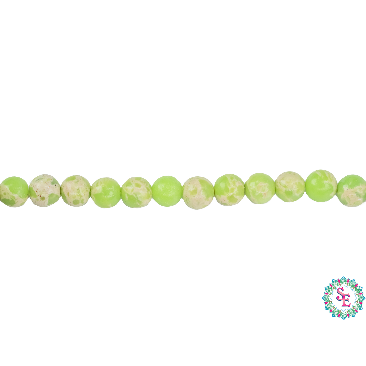 PIEDRA NATURAL LISA 4MM JASPER IMPERIAL VERDE BICHE FUERTE  1