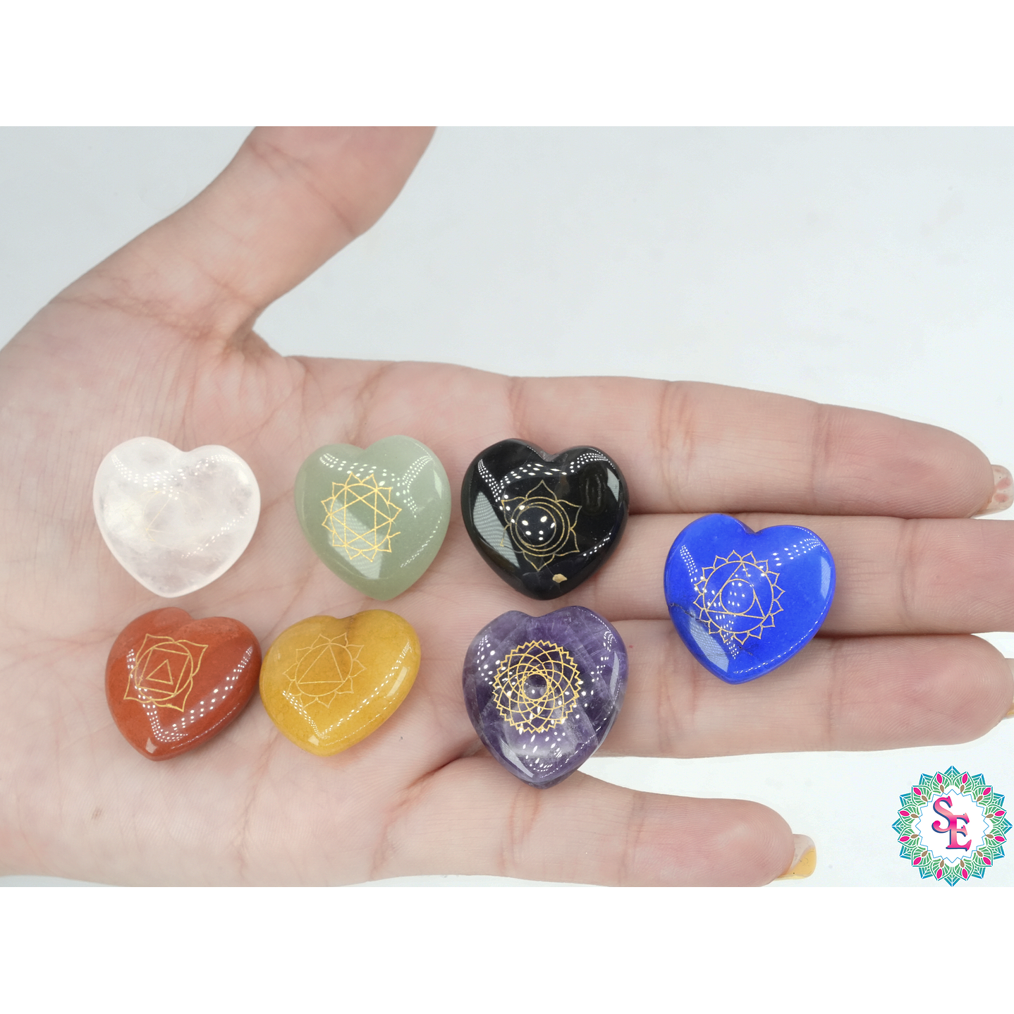 PIEDRA NATURAL 7 CHACRAS ORIGINAL CORAZON 2