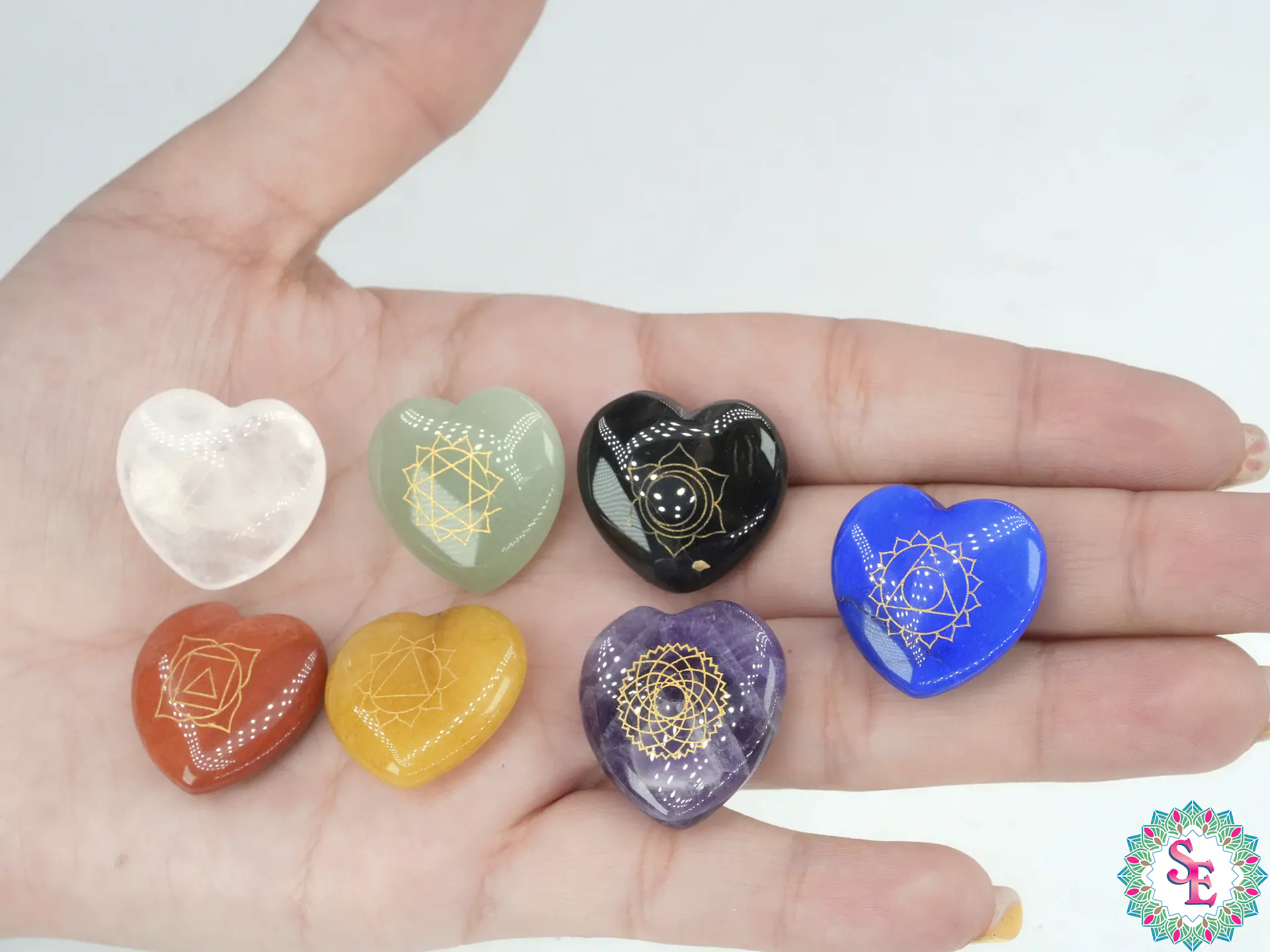 PIEDRA NATURAL 7 CHACRAS ORIGINAL CORAZON 2