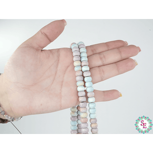 PIEDRA NATURAL DONA 6*8MM JASPER ARCOIRIS